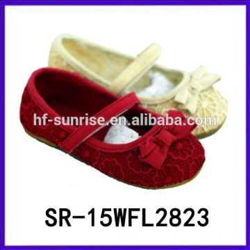 2015 fashion lovely bownot girls stylish shoes girls formal shoes baby shoe